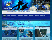 Tablet Screenshot of divemontana.com